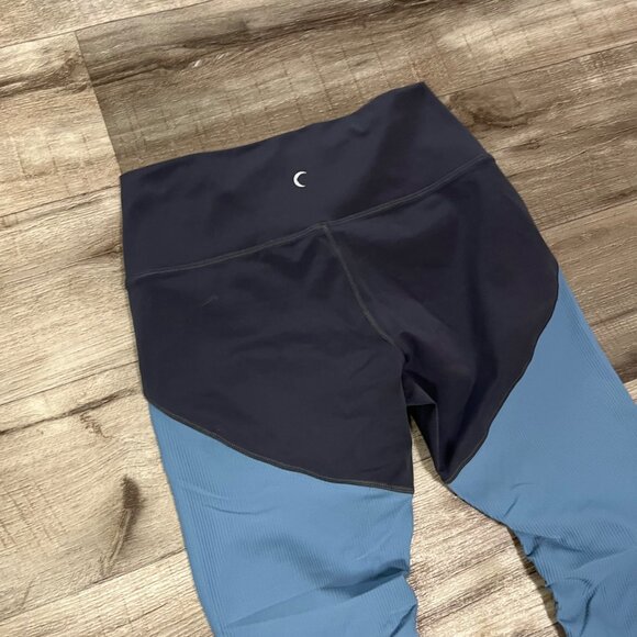 Zyia Athletic Storm Parallel Luxe High Rise Yoga Pants Grey Blue Women’s Size M - Picture 4 of 8